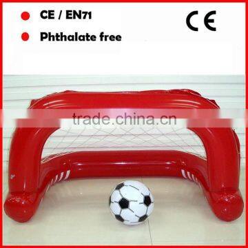 Inflatable Portable Soccer Goal and football beach ball set