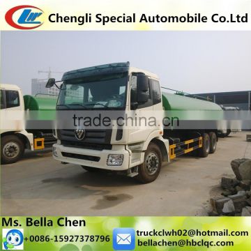 20 000 liters water tanker transport truck, water delivery truck, FOTON water truck