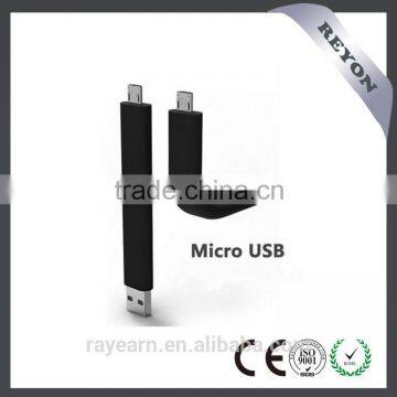 REYON new mini multi mirco usb cable can be bent trunk for Android phone holder