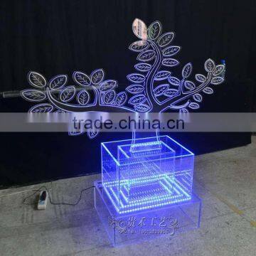 Tree With Led Light Display Rack Led Lighted Willow Tree photo-4