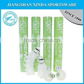 Shengjie 104 Duck Feather Badminton Good Quality Training shuttlecock