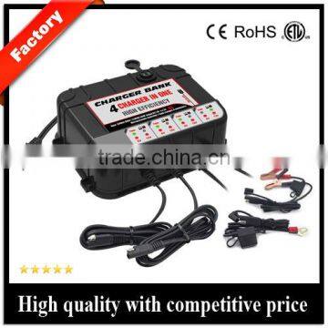 Hangzhou tonny 6/12v 8A 4-Bank Smart Battery Charger and maintainer