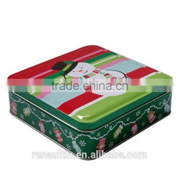 Metal tin packaging container