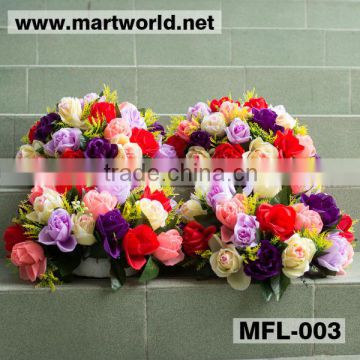 Wholesale colorful artificial flowers wedding decoration(MFL-003)