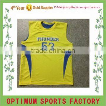 Wholesale blank basketball jerseys/basketball uniforms/basketball wears