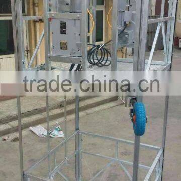 2015 hot sale a double-deck man lift for elevator installment