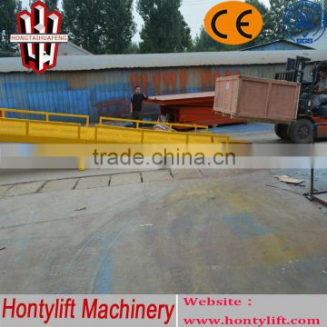 china supplier 10T CE used loading dock ramp/mobile loading yard ramp for sale