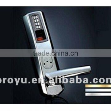 Fingerprint(password,mechanical key,fingerprint) Security door lock PY-8908