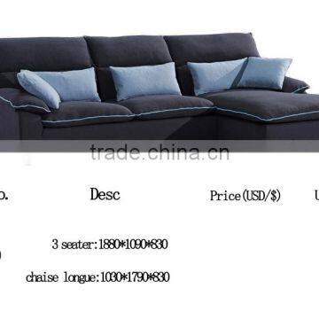 S2130 High Quality Fabric Ogahome Small Living Room Modern Sofa photo-2