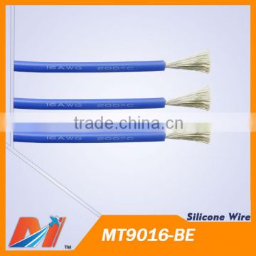 Maytech Insulated power silicon wire 16awg High flexible silicone cable BLUE color