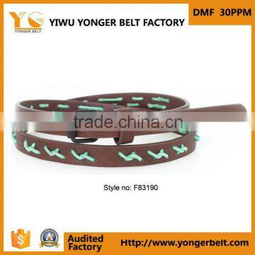 Brown New Style Fancy Buckle Fashion Design Professional Perforated Belt photo-6