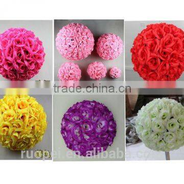 Wholesale Wedding Decorative Silk Artificial Ball Flowers