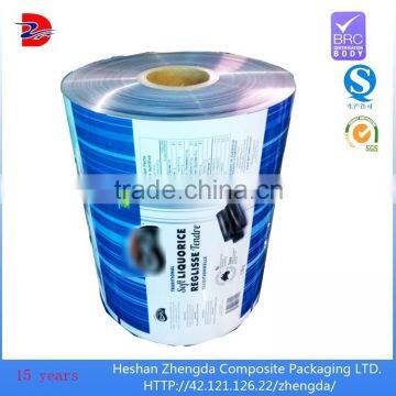 custom multilayer polyethylene laminated plastic food grade wrapping film for snack foods