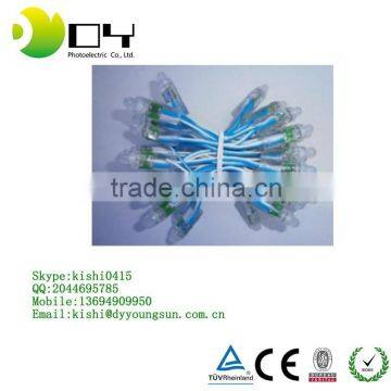 Decoration Christmas led string lights 9mm for Each Set holiday wedding party Lightings rgb Promotion LED string lamp