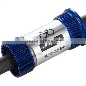 aluminum alloy bottom bracket axle for 68mm/70mm/73mm colorful bb axle sealed bearing included in the bottom bracket