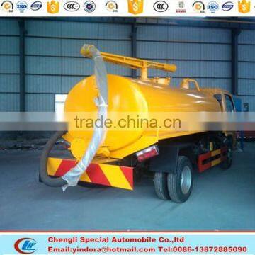 Top grade dongfeng 7000 litres sewage disposal trucks sale