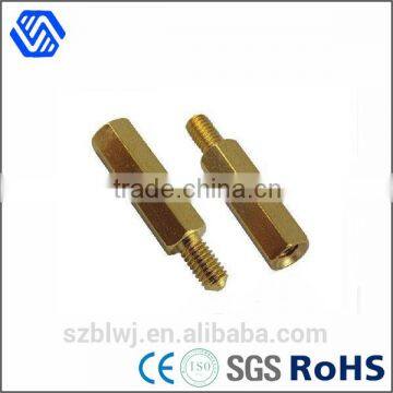 special brass bolt brass metal round pin screw nut bolt