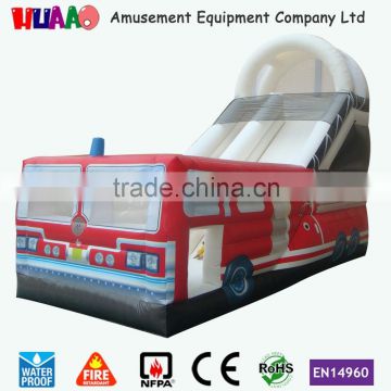 Big truck bed slide for inflatable