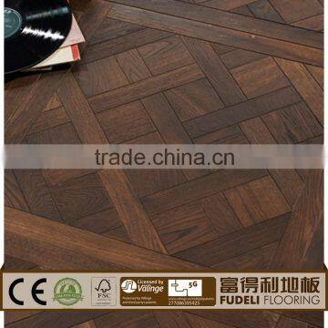 High Quality UV Finish oak laminate wood flooring art parquet