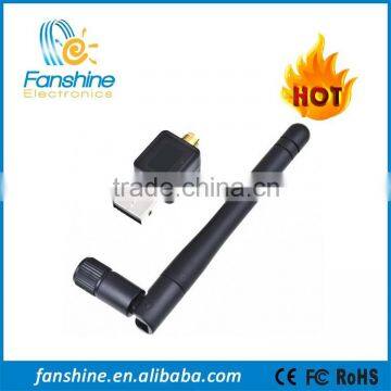 Fanshine Indoor 150Mbps USB Wifi Lan Adapter With Antenna Computer Network Card 802.11n g b photo-5