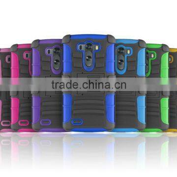 Rugged Hybrid Belt Holster Hard Case,shockproof case for LG G3