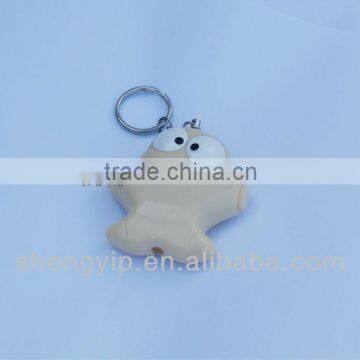 bear shaped plastic keychain for decoration and promotion