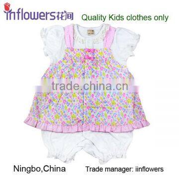 China wholesale high quality cute baby girls dresses child summer dress