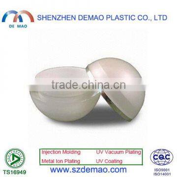 cosmetic powder jar plastic jar screw lid