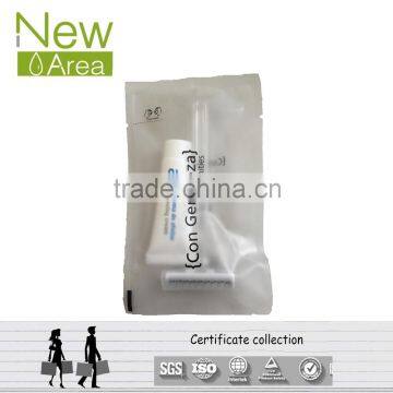 personalized disposable wholesale hotel shaving kit razor with cream