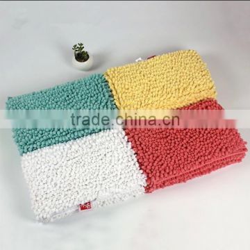 Eco-friendly soft chenille carpet bath mat 43X61CM