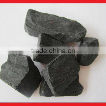 Tumbled glass rocks black