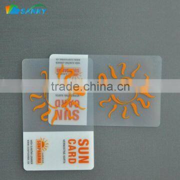 High Quality Pvc Transparent Clear Member Card photo-2
