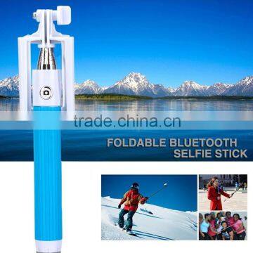 Free Samples Free Shipping Promotion Gift Wireless Monopod With Bluetooth Shutter Button Oem Selfie Sticks Blue Tooth photo-4