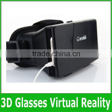 VR headset 3D Google Glass VR 3D Plastic Edition Head Mount Virtual Reality 3D Glasses Active Oculus Rift Google Cardboard