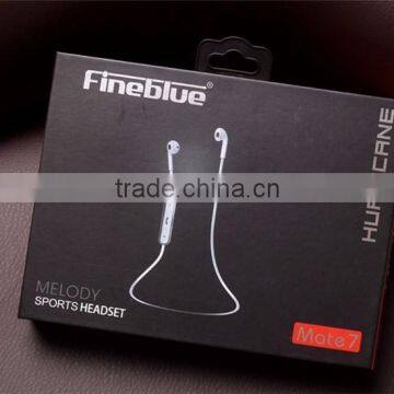 New Blutooth Headset Fineblue Mate7 Stereo Blutooth Headset Wireless Headphone Answer Call Listen Music Sport Headset photo-5