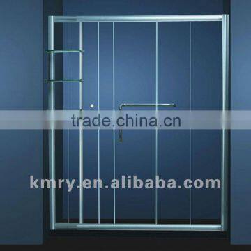 Hot! Tempered Glass Sliding Shower Screen(KD6001)