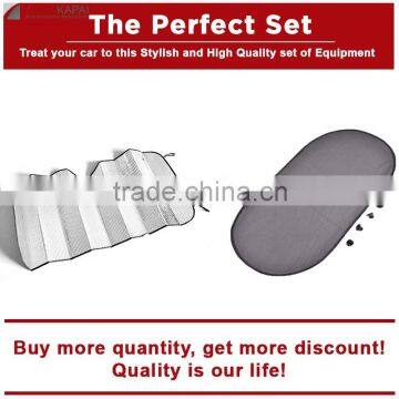 The Perfect Set Front Windshield Sunshade+Rear Window Sunshade