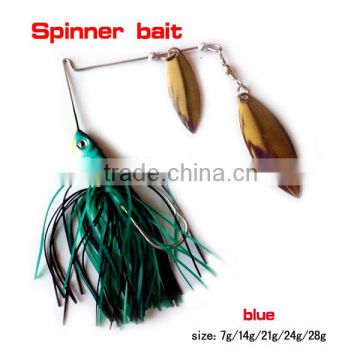 fishing hook spinner bait , colorful fishing lure