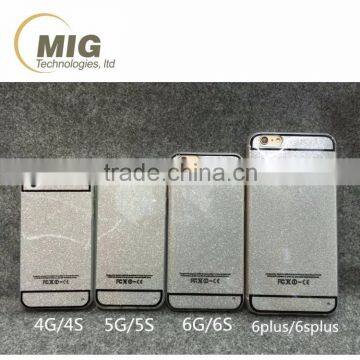 For iphone 5 5s Shining tpu phone case with logo For iphone 6s plus Cell phone case