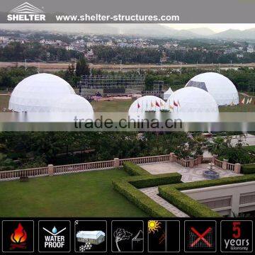 Wind Resistant And Rainproof White Cover Large Half Sphere Trade Show Tent photo-2
