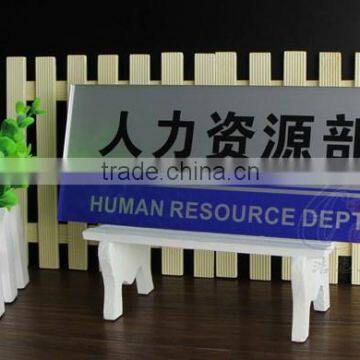 Cutomized Acrylic Office Sign Boards. Plastic Guide Board for Office photo-6