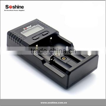 Soshine H2 Universal battery charger for 18650 batteries universal 18650 li-ion battery charger Li battery charger 18650