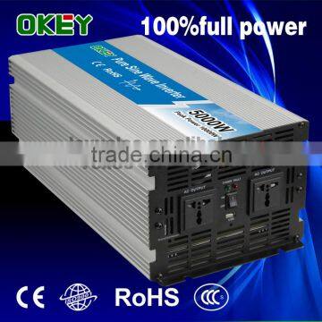 18 months warranty 5000w solar series 12v 24v 48v pure sine wave power inverter