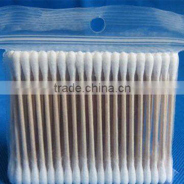 Surgical Quality Ear Cleaning Applicators with Wooden Stick Double tips