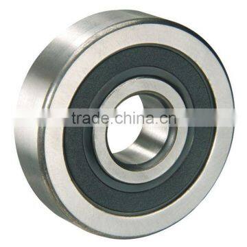 LR50/5NPP Bore 5mm OD17mm H7mm Sealed Precision Track Rollers Constructed with Double Row Angular Contact Ball Bearings