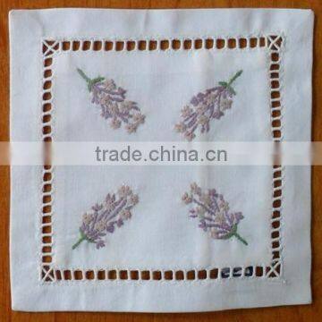 Hand embroidered lavender sachet/bag/pillow-lavender(design #59)