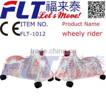 FLT-1012 plastic baby car with Colorful Pictures for fun