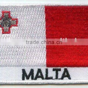 MALTA Flag embroidery patch