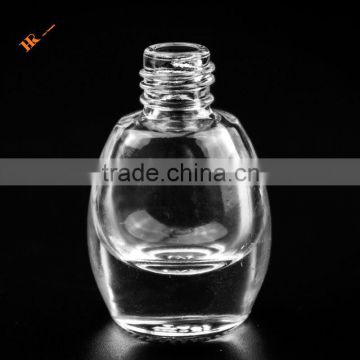 Oval Round Empty Nail Polish Bottle Glass Bottle