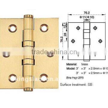 contemporary brass door hinges